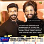 Ram Charan and Allu Arjun's Social Media Interaction Ends!