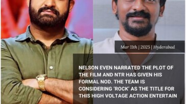 "Jr. NTR and Nelson Dilipkumar join forces for a pan-Indian film produced by Sithara Entertainment with Anirudh Ravichander's music. Expect a blockbuster release!"