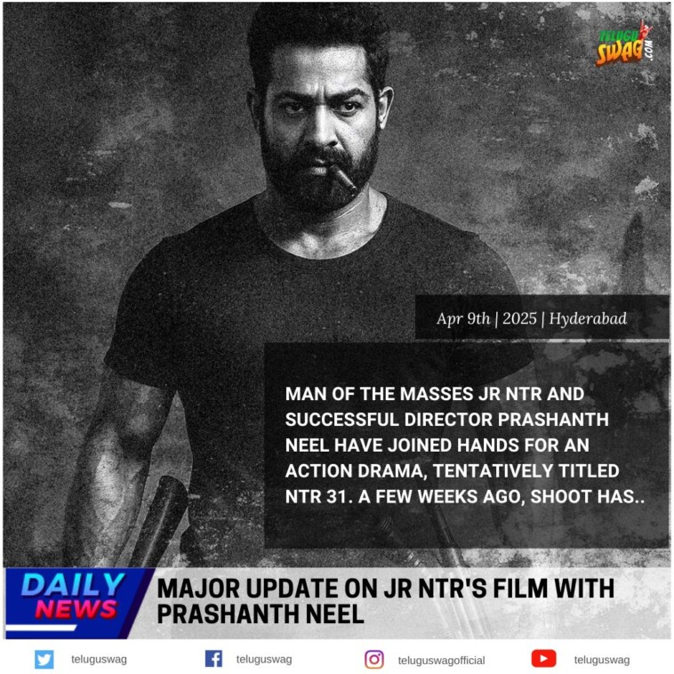 "Breaking: Jr NTR starts Prashanth Neel film shoot from 22nd! First look at Young Tiger's pan-India venture coming soon."