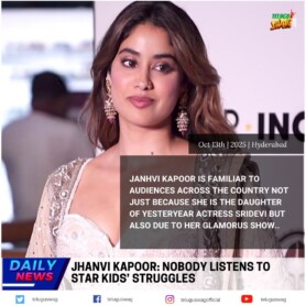 Janhvi Kapoor Slams "Tone-Deaf" Star Kids