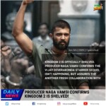Vijay Deverakonda's Kingdom 2 Shelved! Naga Vamsi Confirms