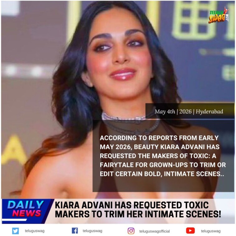 Kiara Advani Instagram story Toxic intimate scenes controversy response