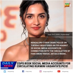 Fake bikini photos Rukmini Vasanth
