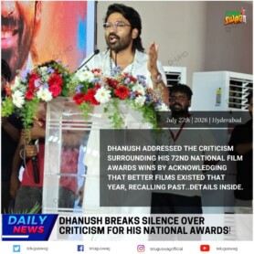Dhanush Breaks Silence on Raayan National Award Backlash!