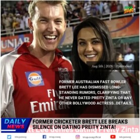 Brett Lee Slams Preity Zinta Dating Rumors: 'Just Great Friends'