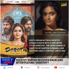 Keerthy Suresh's Dorothy Faces Backlash Over LGBTQ+ portrayal