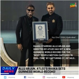 Allu Arjun and Atlee’s Raaka Creates World Record Pre-Release!